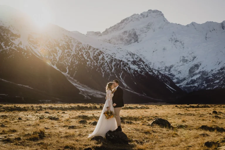 Susan & Connor / Hermitage Mt Cook Wedding