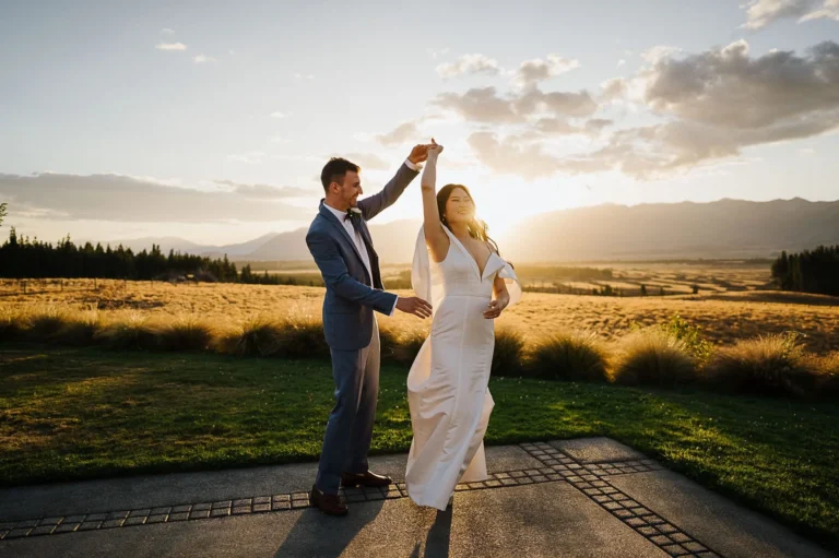 Elly & Artem / Mt Cook Lakeside Retreat Wedding