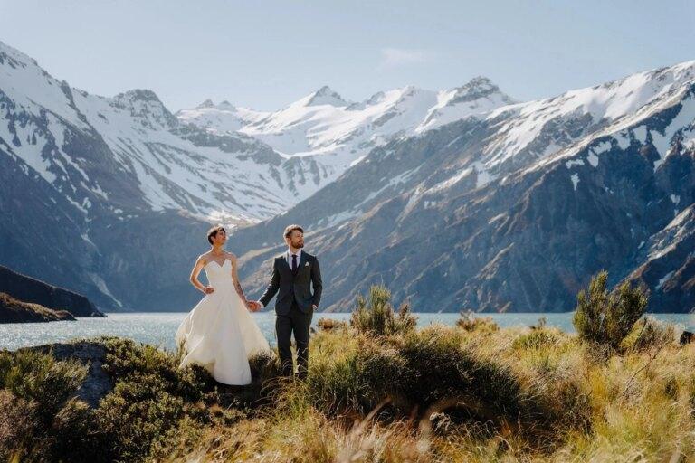 Heli elopement photos from Lochnagar.